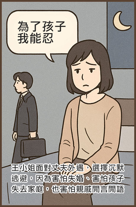 外遇婚變案例:母親沉默忍耐孩子心理受影響