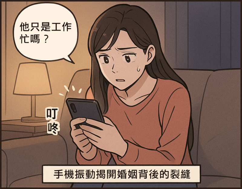 手機振動揭開婚姻背後的裂縫