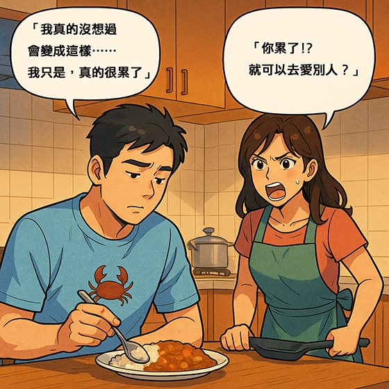 巨蟹座外遇時在想什麼？不是想背叛，是太渴望被愛