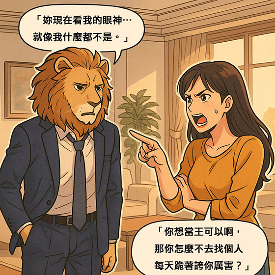 獅子座外遇時在想什麼？不是移情別戀，是「我不再被崇拜了